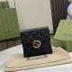 .  With a full set of original green box packaging GG Embossed G Cowhide Short Clip, this leather wallet is crafted with a new interpretation of the GG motif from the Early Fall 2020 collection.The GG leather is soft and