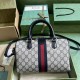 .   Comes with a full set of original green box packaging  Ophidia Collection GG Small Tote Bag. A classic of the House, GG Supreme canvas has become an iconic fabric in the world of Gucci design. The fabric has been fea