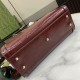 .   with a full set of original green box packaging   [New] Gucci Diana series small tote bag, burgundy color tone for the Gucci Diana series of stylized strong bag single injected a soft breath, and bamboo handle and we