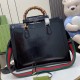 .   with a full set of original green box packaging   [New] GG   Original Leather Bamboo Large Handbag Gucci's Aria - Aria of Fashion collection utilizes a modern approach to reinterpret classic elements. Bamboo is one o