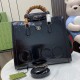 .   with a full set of original green box packaging   [New] GG   Original Leather Bamboo Large Handbag Gucci's Aria - Aria of Fashion collection utilizes a modern approach to reinterpret classic elements. Bamboo is one o