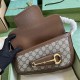 .   With a full set of original green box packaging  Gucci Horsebit 1955 collection small shoulder bag. The brand honors the 70th anniversary of the horsebit accessory with a fresh take on the iconic design and silhouett