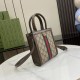 .  With a full set of original green box packaging Ophidia GG Ultra Mini Handbag.The Ophidia collection introduces new sizes and designs such as the square single handles and the domed double handles. As a new addition t