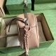 .  Packaged in a full set of original green boxes GG Marmont Collection Quilted Shoulder Backpack.The GGG Marmont collection embraces Gucci's modern approach to handbag design each season. This sturdy shoulder bag is cra