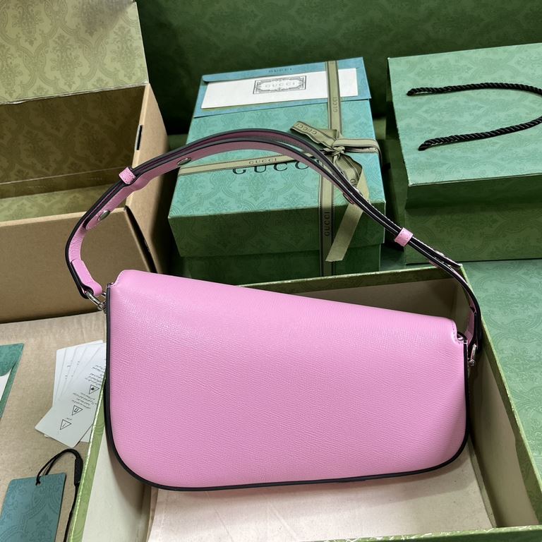 .   With a full set of original green box packaging  Gucci Horsebit 1955 series small shoulder bag. For the 70th anniversary of the iconic horsebit accessory, the brand has revitalized its collection with a blend of func