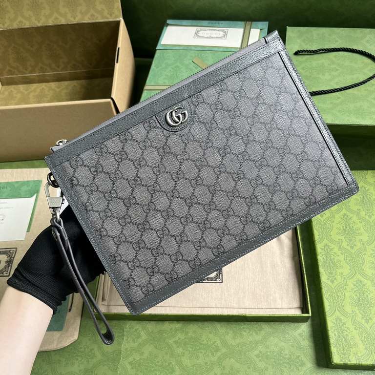 .  With a full set of original green box packaging Ophidia Collection Clutch, the GG logo evolved from the Gucci diamond diamond lattice pattern that appeared in the 1930's and has since become the essence of Gucci's her