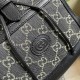 .   With full set of original green box packaging  GG Denim fabric is a classic material widely used in the brand's handbag and ready-to-wear collections. In the Gucci Love March fashion collection, this recognizable cla