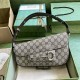 .   With a full set of original green box packaging  Gucci Horsebit 1955 collection small shoulder bag. The brand honors the 70th anniversary of the horsebit accessory with a fresh take on the iconic design and silhouett