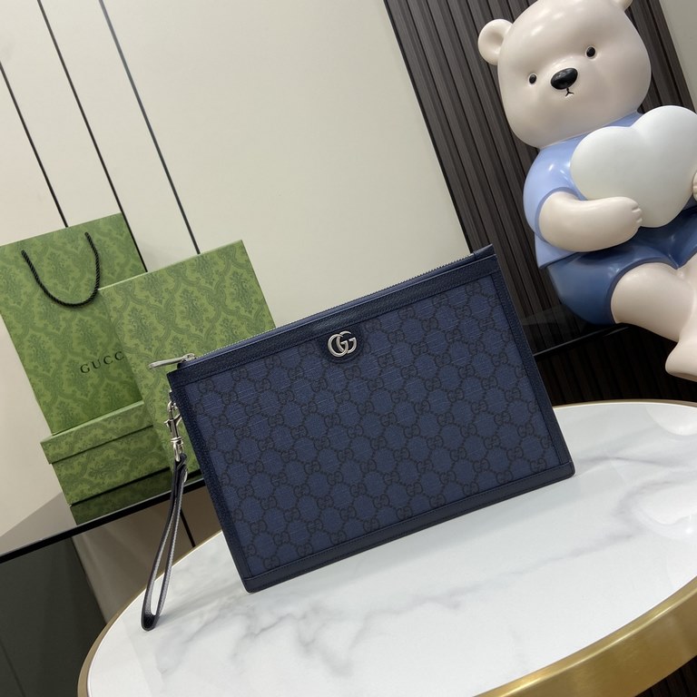 .  With a full set of original green box packaging Ophidia Series Clutch, the GG logo evolved from the Gucci diamond diamond lattice pattern that appeared in the 1930's and has since become the essence of Gucci's heritag