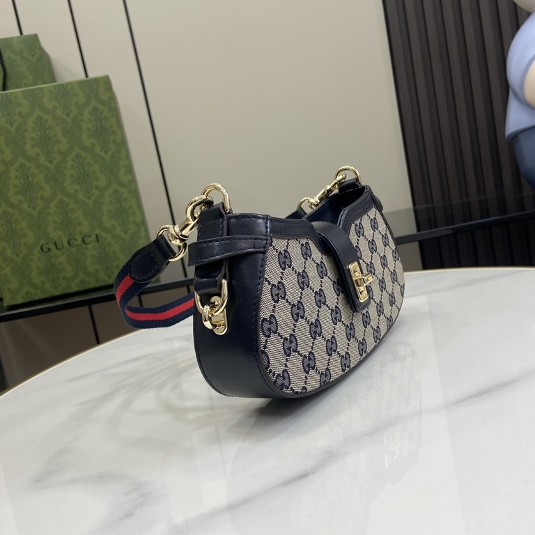 .   with a full set of original green box packaging   [New] Gucci Moon Side Series Mini Shoulder Bag. This Gucci Moon Side series of bags with exquisite production technology to reproduce the bright moonlight under the m