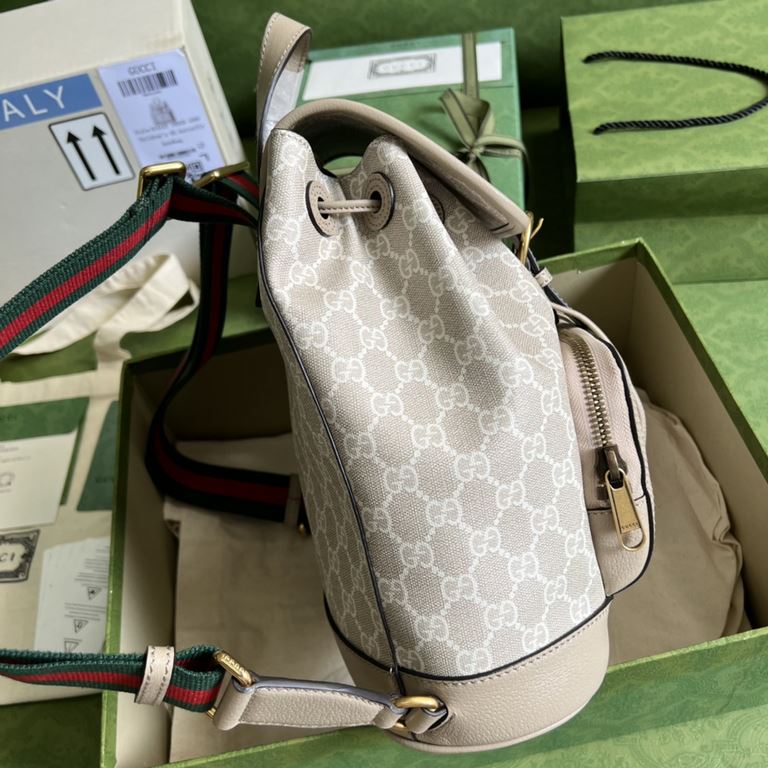 .   With a full set of original green box packaging  GG fabric is a classic material widely used in the brand's handbag and ready-to-wear collections. For the Gucci Love March fashion collection, this recognizable classi