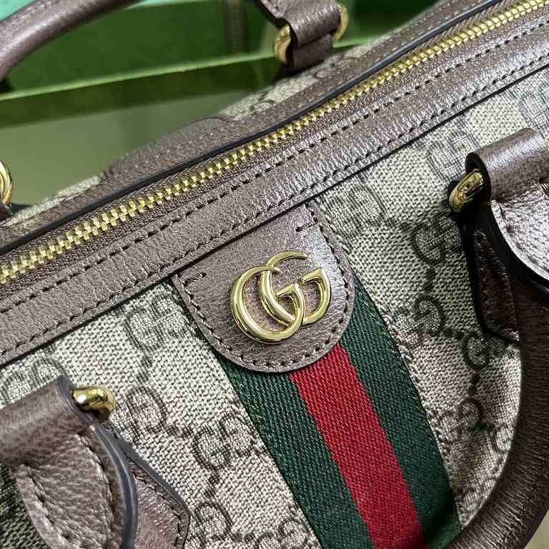 .   Comes with a full set of original green box packaging  Ophidia Collection GG Medium Tote Bag. A house classic, GG Supreme canvas has become an iconic fabric in the world of Gucci design. The fabric has been featured 