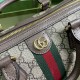 .   Comes with a full set of original green box packaging  Ophidia Collection GG Medium Tote Bag. A house classic, GG Supreme canvas has become an iconic fabric in the world of Gucci design. The fabric has been featured 