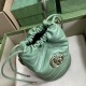 .   With full set of original green box packaging  GG MARMONT MATLASS mini bucket bag style. Inspired by nature's primary colors, Gucci's timeless designs continue to present new iterations season after season. For Sprin