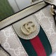 .   With full set of original green box packaging   [New] Ophidia Collection Mini Handbag. This Boston mini handbag is a dazzling addition to the Ophidia collection. Crafted in beige and oatmeal GG Supreme canvas, it fea