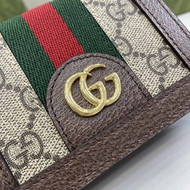 .   Comes with a full set of original green box packaging  Ophidia Collection GG Card Case. Introduced in the 1970s, the GG logo evolved from the early Gucci diamond diamond check pattern that began in the 1930s. This ca