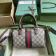 .   With a full set of original green box packaging  Ophidia Collection GG Mini Tote Bag. An iconic piece of the brand, GG Supreme canvas has become a signature fabric in the world of Gucci design. The fabric has been fe