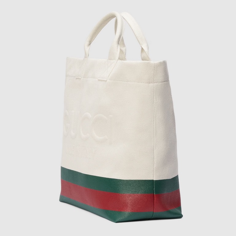 embellished embossed detail canvas tote bagModel No. 782741 FAC4W 8477782741 fac4w 8477From Gucci's Lido collection, this piece is inspired by summer and beach clubs along the Italian coast. Crafted in a casual silhouett