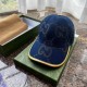 With packaging cloth bag, Gucci Gucci new original single baseball cap, large double G, counter 11 open mold ordering, perfect pair of flowers, the original canvas fabric   head layer cowhide, lightweight and breathable!