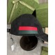 Special GUCCI original customized 11 open mold custom cowboy hat both the brand's traditional luxury connotation and modern streetwear aesthetics to show the design personality of the spring and summer series The cap is 