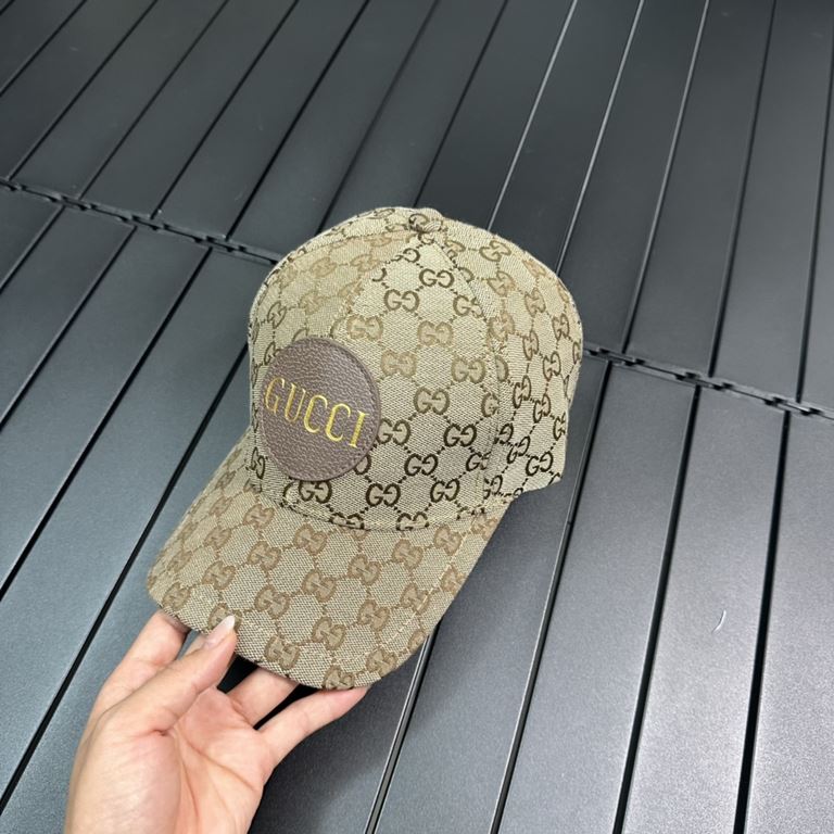 [GUCCI Gucci] 2023 counter new simple embroidery model baseball cap, very trendy! Casual sports models, classic production, super good with clothes!