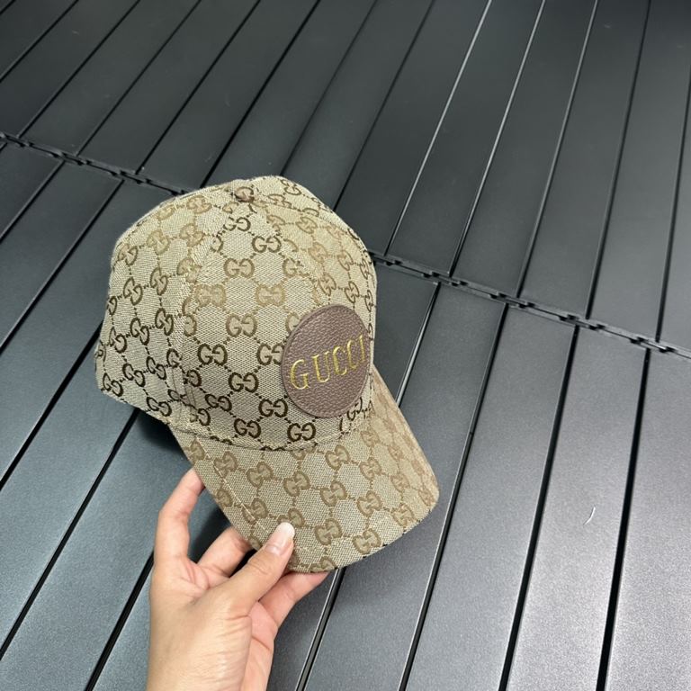 [GUCCI Gucci] 2023 counter new simple embroidery model baseball cap, very trendy! Casual sports models, classic production, super good with clothes!