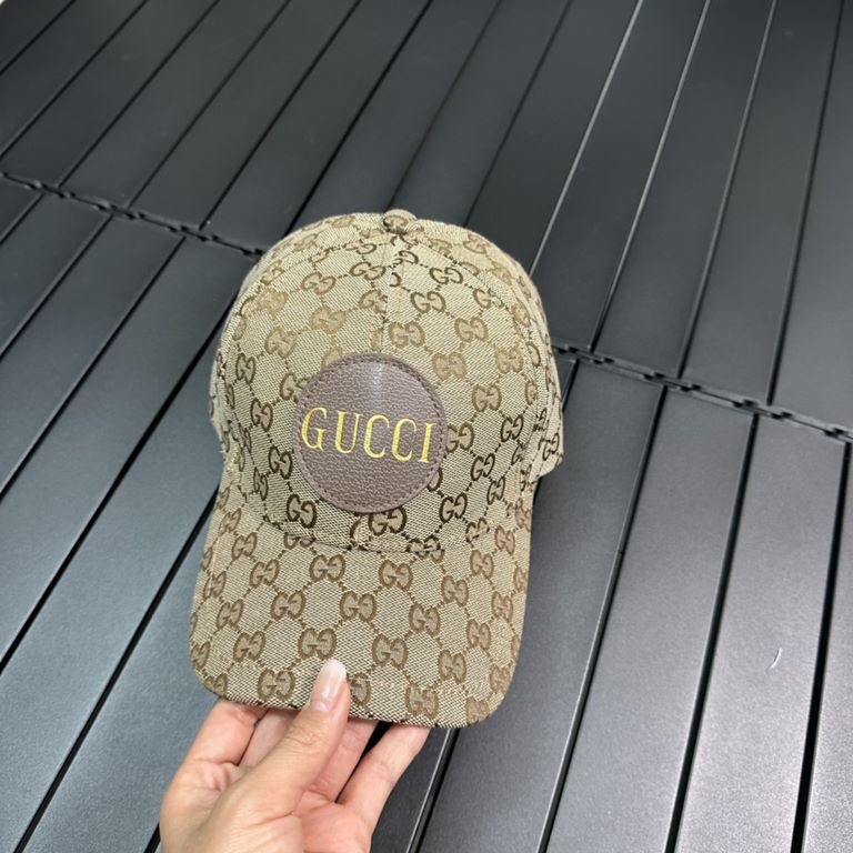 [GUCCI Gucci] 2023 counter new simple embroidery model baseball cap, very trendy! Casual sports models, classic production, super good with clothes!