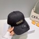 With dust bag[GUCCI Gucci embroidered baseball cap  , counter new simple and very trendy! Casual sports models, classic production, super good with clothes!