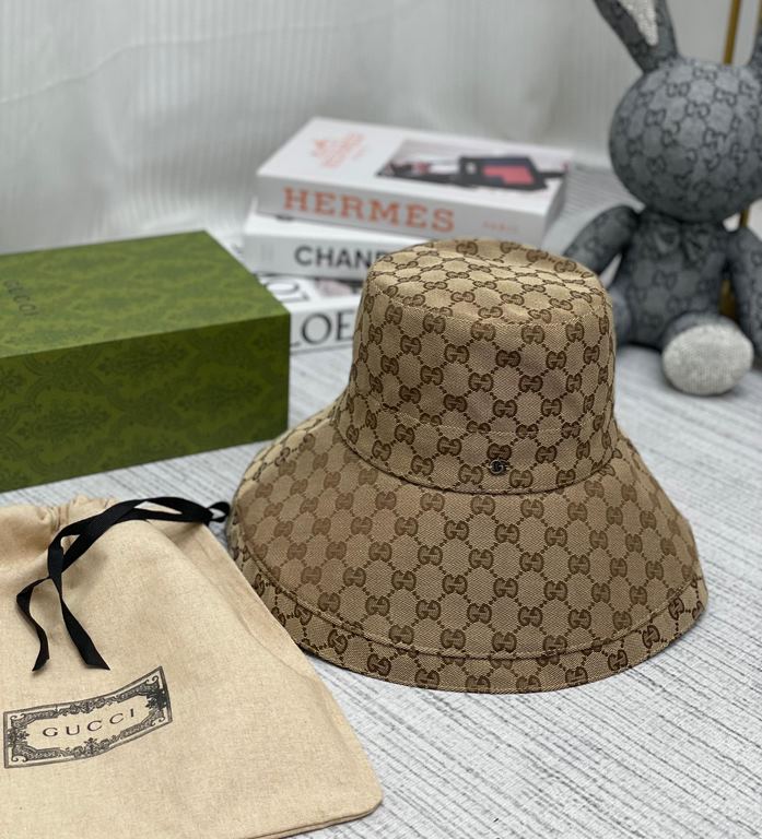 GUCCI classic old flower letters old flower fisherman hat is really very foreign, super hot 2022 spring and summer new fisherman hat, to see the collection of explosive models fashionable with all seasons a year   to wea