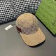 Gucci(Gucci).With box cloth bag, Gucci (Gucci) classic original single baseball cap     gold silk logo. counter 11 open mold customized, the highest version, the original canvas material   head layer cowhide, cotton lini