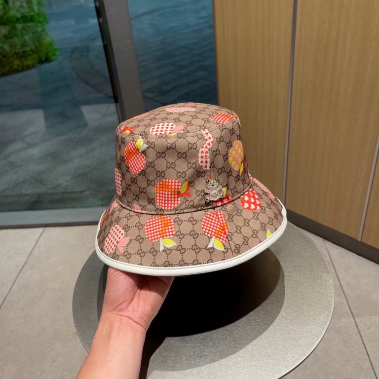 Gucci (Gucci) 2023 new original single fisherman hat Best match Add LOGO printing, physical shooting, men and women applicable.