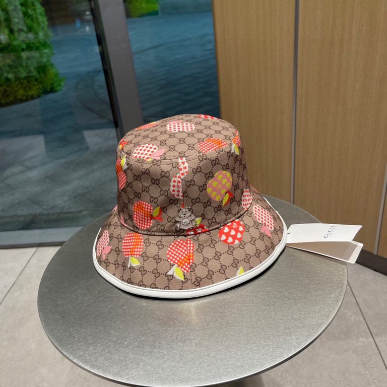 Gucci (Gucci) 2023 new original single fisherman hat Best match Add LOGO printing, physical shooting, men and women applicable.