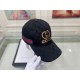 With box cloth bag, Gucci (Gucci) original single baseball cap, stamping double G, 11 open mold customized, the highest version, the original canvas material   head layer cowhide, cotton lining, light and breathable, phy