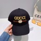 GUCCI Gucci] Official website synchronization on-line   Korean version of the new new   original quality fashion models   men and women universal baseball cap   high-level embroidery logo high-end quality   counter rob g