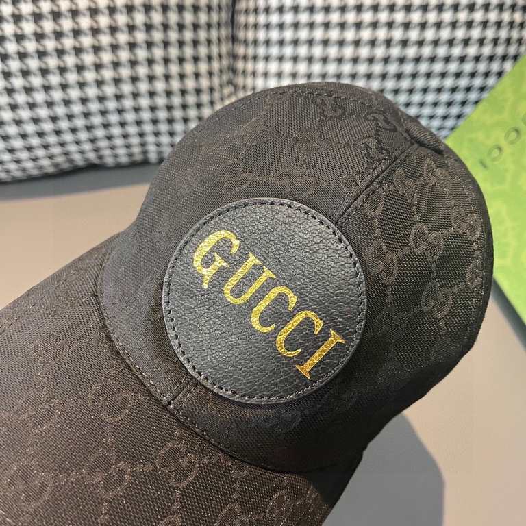 With packaging cloth bag, Gucci (Gucci) new original single baseball cap, Gucci hot stamping, the latest models of the counter, 11 open mold ordering, genuine open molding, the original canvas material   head layer cowhi