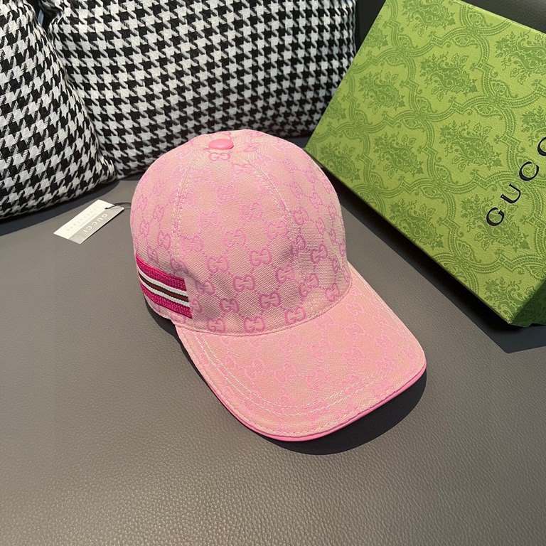 With box cloth bag, Gucci (Gucci) new original single baseball cap counter 11 open mold customized! Original canvas material   head layer cowhide, lightweight and breathable! In-kind shooting, men and women applicable, b