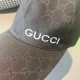 New model shipments!With box cloth bag, Gucci (Gucci) latest original single baseball cap, Gucci small embroidery, counter 11 open mold customized, the highest version, the original canvas material   head layer cowhide, 