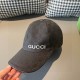 New model shipments!With box cloth bag, Gucci (Gucci) latest original single baseball cap, Gucci small embroidery, counter 11 open mold customized, the highest version, the original canvas material   head layer cowhide, 