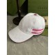 Special GUCCI original customized 11 open mold custom cowboy hat both the brand's traditional luxury connotation and modern streetwear aesthetics to show the design personality of the spring and summer series The cap is 