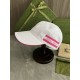 Special GUCCI original customized 11 open mold custom cowboy hat both the brand's traditional luxury connotation and modern streetwear aesthetics to show the design personality of the spring and summer series The cap is 