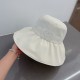 Gucci Gucci new ruffled fisherman's hat, visor fabric hat, head circumference 57cm