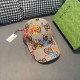 With packaging cloth bag, Gucci Gucci new original single baseball cap, broken flowers large double G, counter 11 open mold ordering, perfect pair of flowers, the original canvas fabric   head layer cowhide, lightweight 