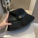 ￥Gucci Gucci Classic Model Old Flower Fisherman's Hat, Unisex, Head Circumference 57cm