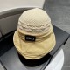 Gucci Gucci Straw Hat, 2023 New Rolled Bowler Hat Foldable, Head Circumference 57cm