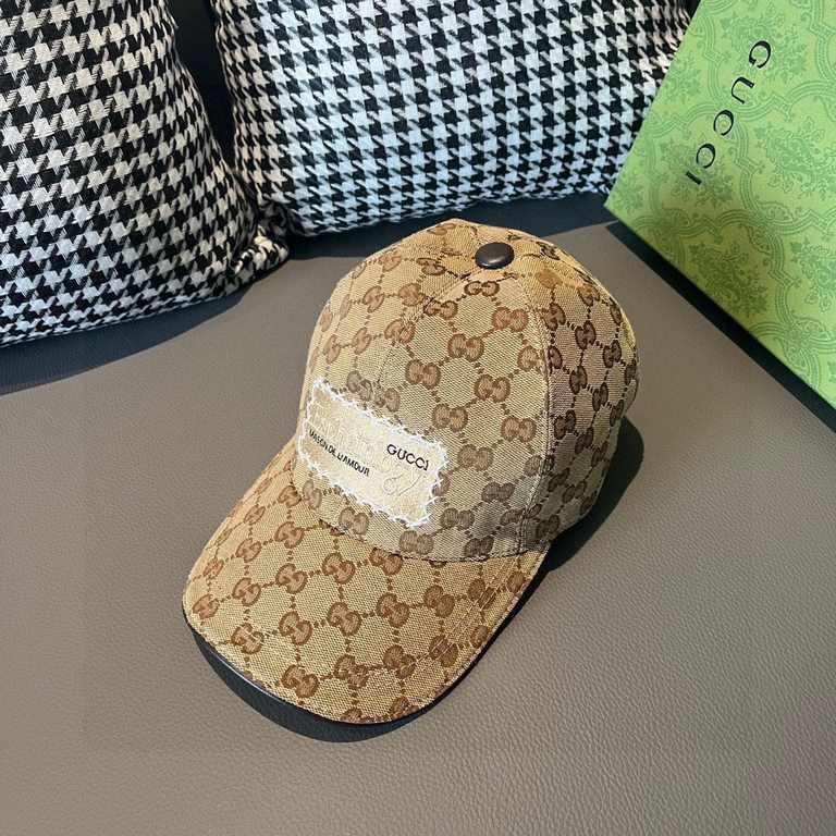 New model shipmentWith box bag, Gucci (Gucci) new original single baseball cap, heavy embroidery, 11 open mold customized, details comparable to the counter, the original canvas material   head cowhide, cotton lining, th