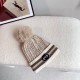 Special   with dust bag [GUCCI Gucci] 2024 fall and winter new striped men's and women's models of wool ball wool cap, striped large series, light luxury full of sense of