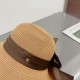 ￥Gucci Gucci Straw Hat, Celebrity Style Sun Hat, Satin Bow Flap, Head Circumference 57cm