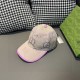 With packaging cloth bag, Gucci Gucci new original single baseball cap, candy color large double G, counter 11 open mold customized, original canvas fabric   head layer cowhide, lightweight and breathable! Basic head cir