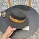 Gucci Gucci Straw Hat, Embroidered Monogrammed Sun Hat, l Head Circumference 57cm