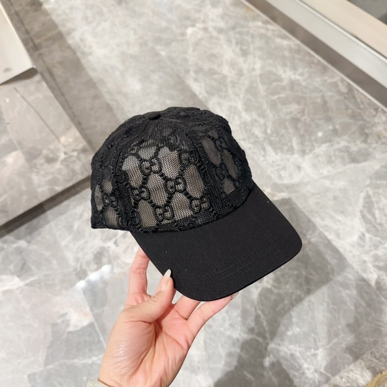 GUCCI Gucci 2024 counter new simple embroidery model baseball cap, very trendy! Casual sports models, classic production, super good with clothes!